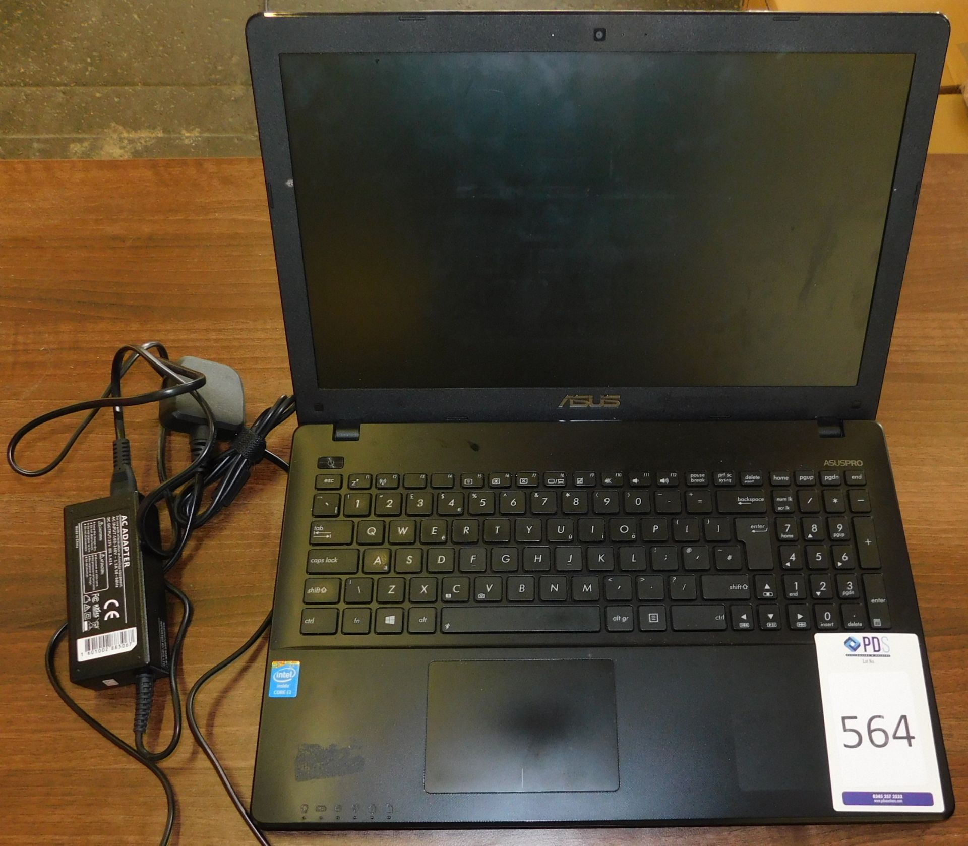 ASUS Pro P550L i3 Laptop with Power Cable (No HDD) (Located Stockport - See General Notes for More