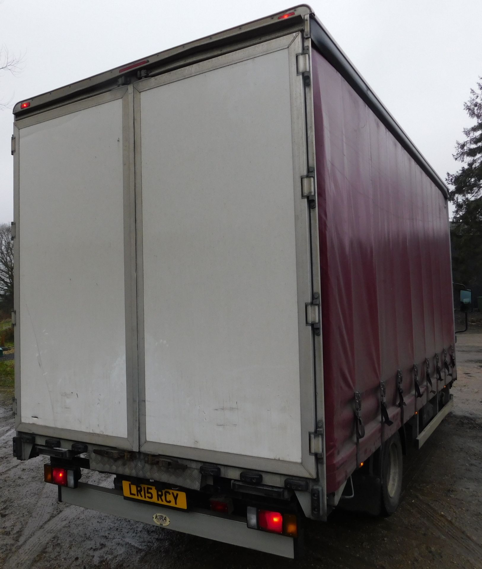 Isuzu N75.190 L Wide Cab Curtain Side 7.5ton Auto Lorry, Registration LR15 RCY, First Registered 1st - Image 3 of 26
