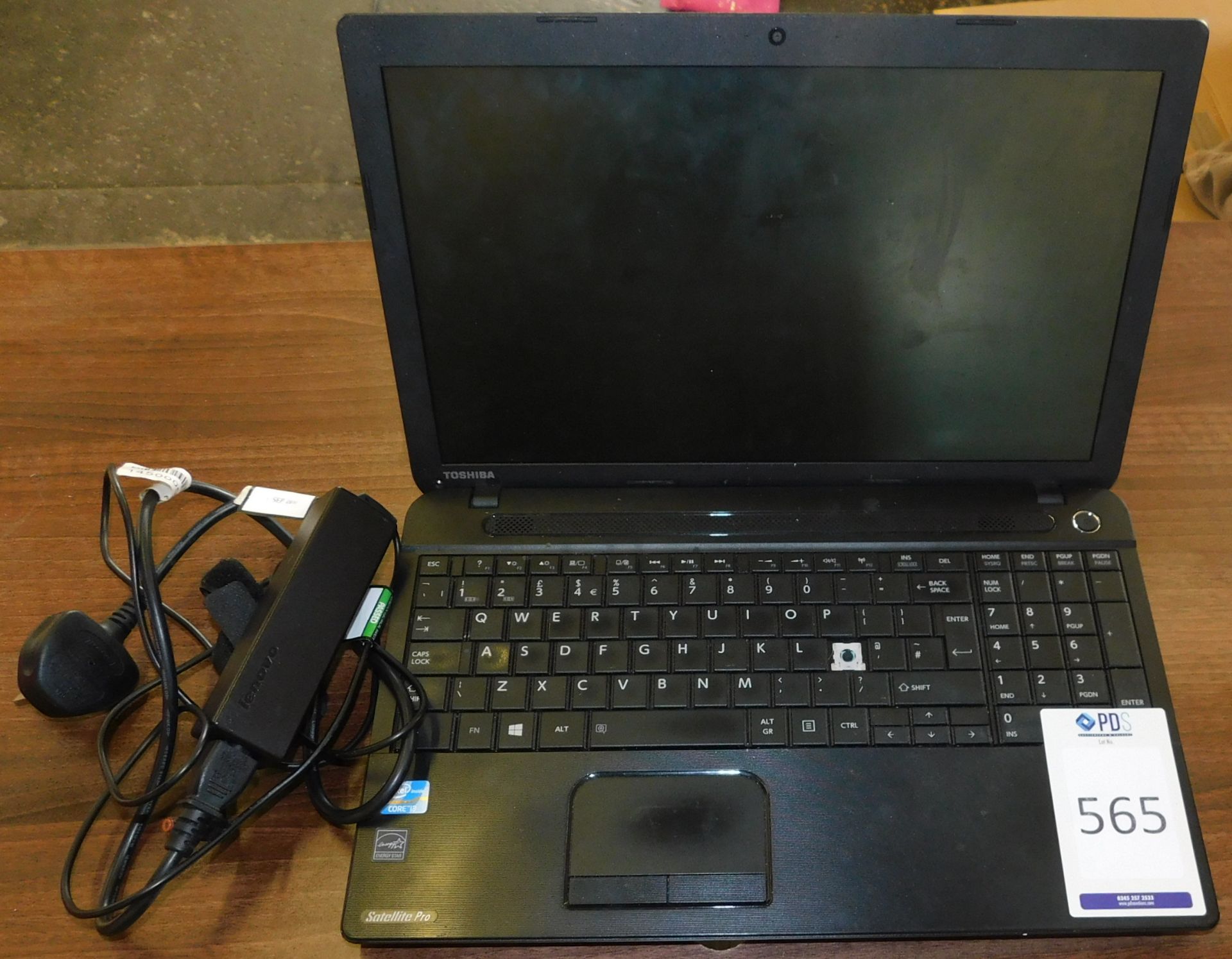 Toshiba Satellite Pro C50 i3 Processor with Power Cable (One Key Missing) (No HDD) (Located