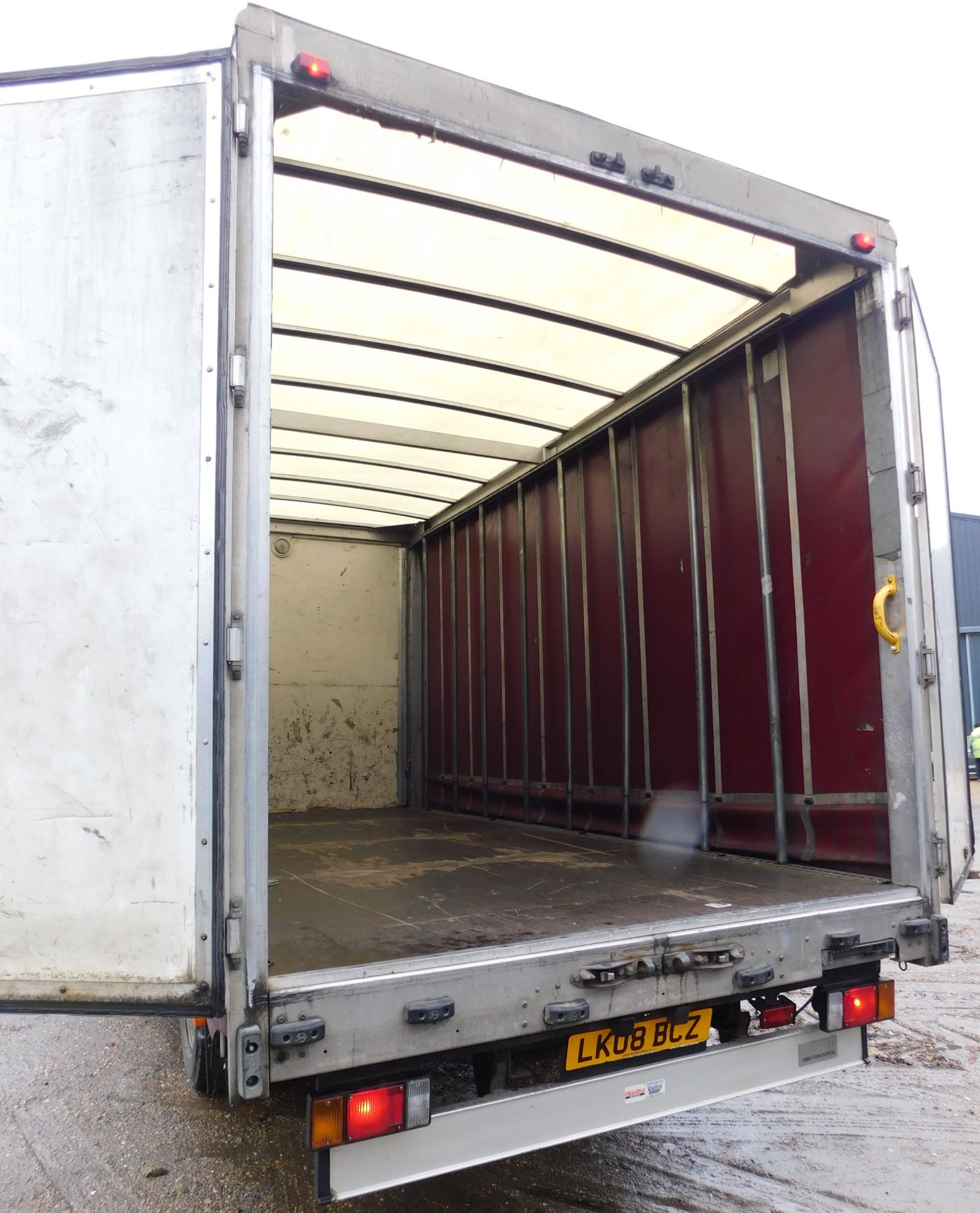 Isuzu NQR 70 Curtain Side 7.5Ton Auto Lorry – Registration LK08 BCZ, First Registered 4th March - Image 4 of 19