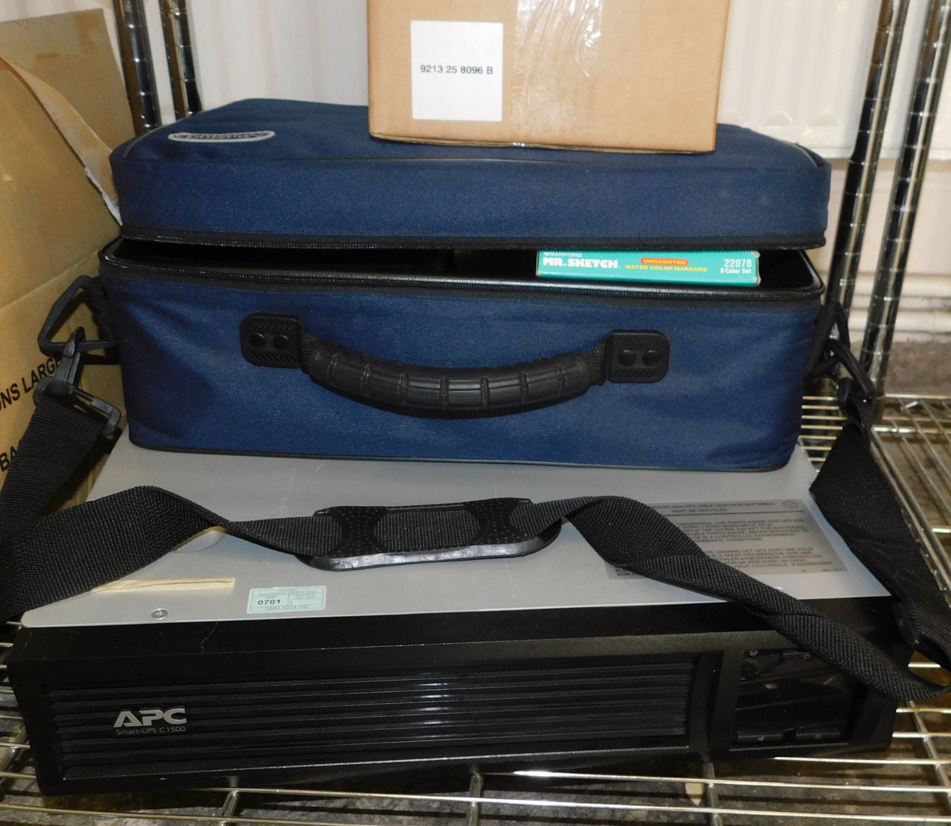 2 Shelves to Include APC Smart-UPS C1500 & Quantity of Stationery Items (Located Stockport - See - Bild 2 aus 3