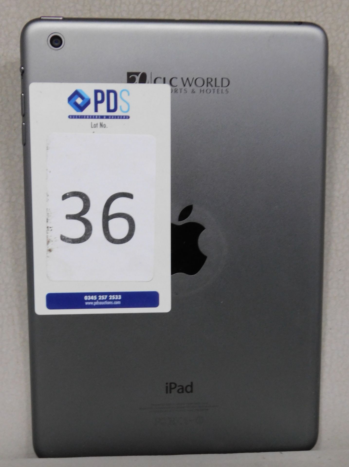 Apple iPad Mini WIFI 16GB Space Grey, Model Number: A1432, Serial Number: F7PM2DMEFP84 (Engraved - Image 2 of 2