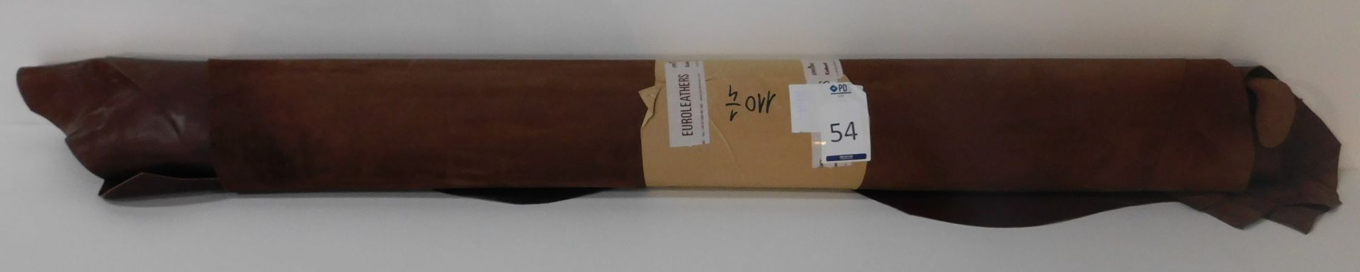 Euroleathers Brown Noble Leather (110.25 sq ft) (Located Brentwood – See General Notes)