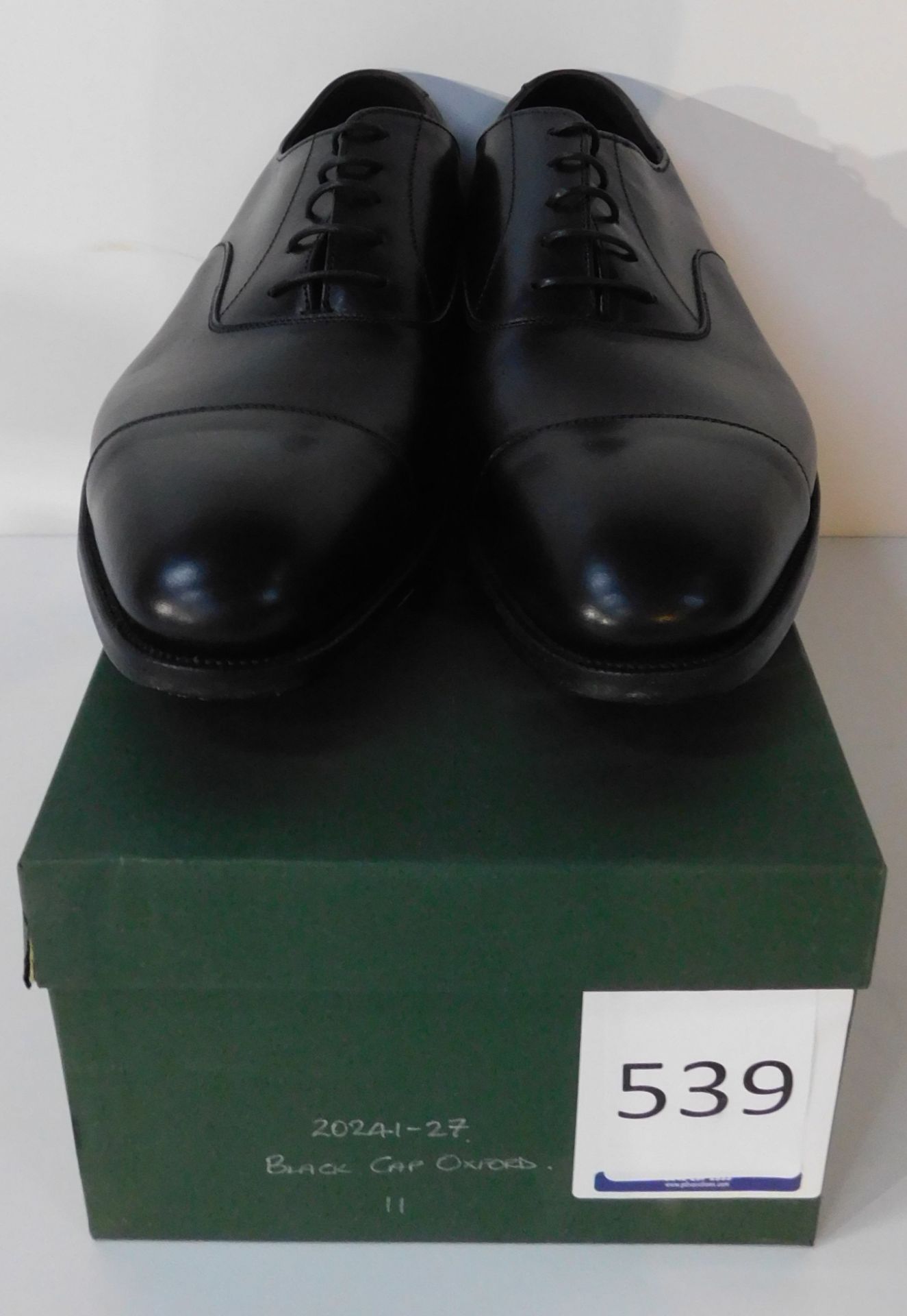 Sid Mashburn Black CAP Oxford Size 11 (Slight Seconds) (Location: Brentwood – See General Notes)