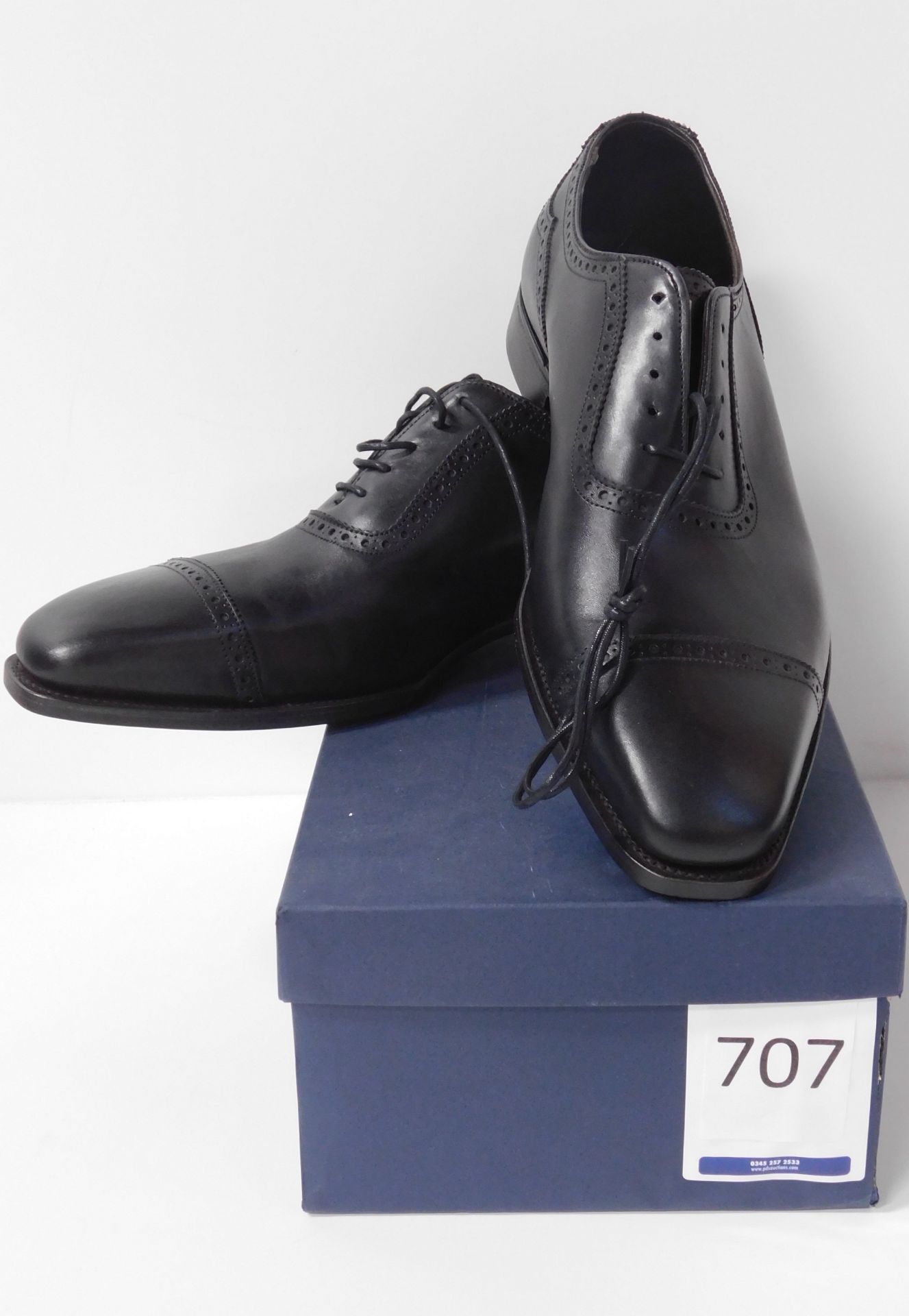 Alfred Sargent Black CAP Oxford Size 11.5 (Slight Seconds) (Location: Brentwood – See General