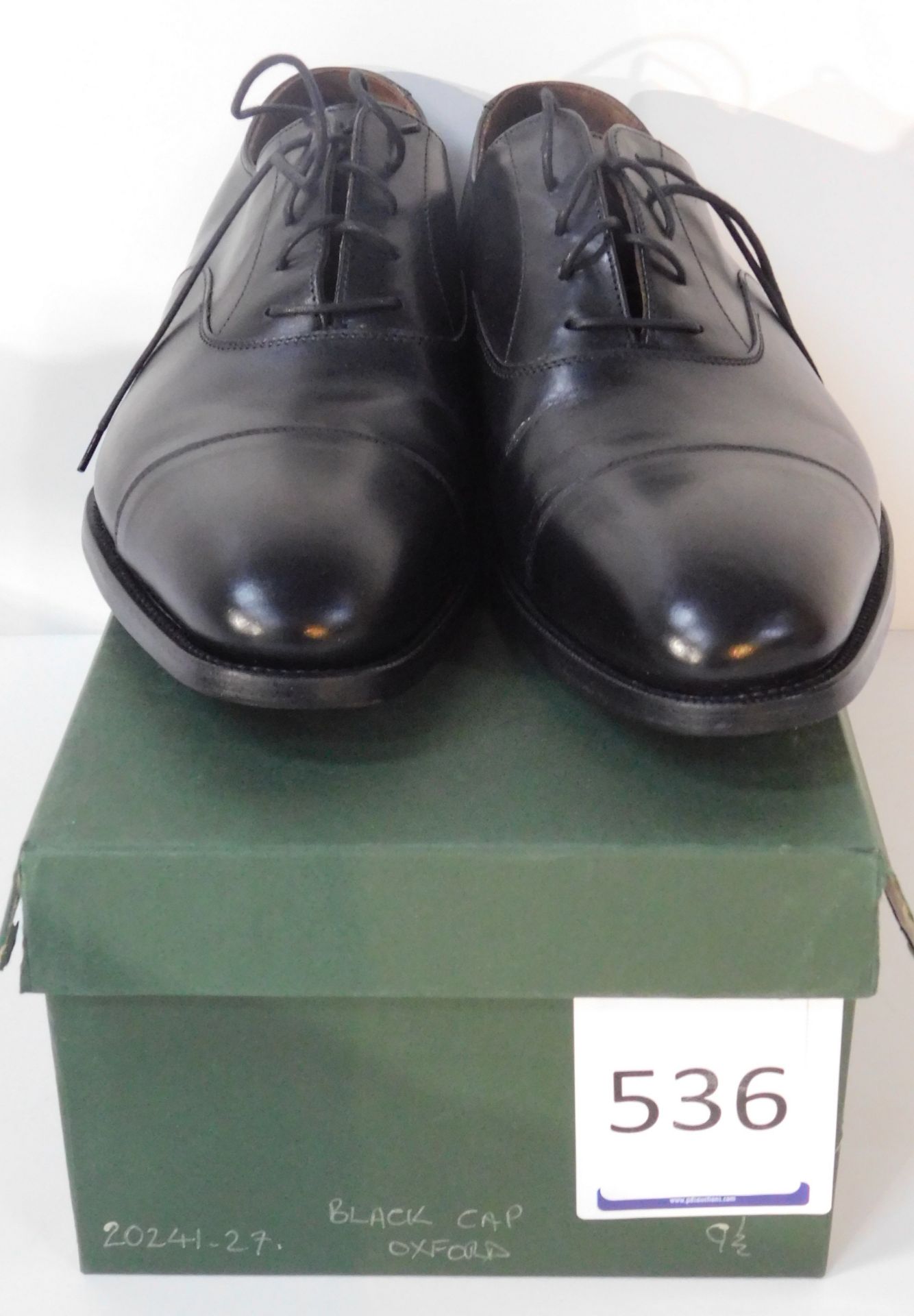 Sid Mashburn Black CAP Oxford Size 9.5 (Slight Seconds) (Location: Brentwood – See General Notes)