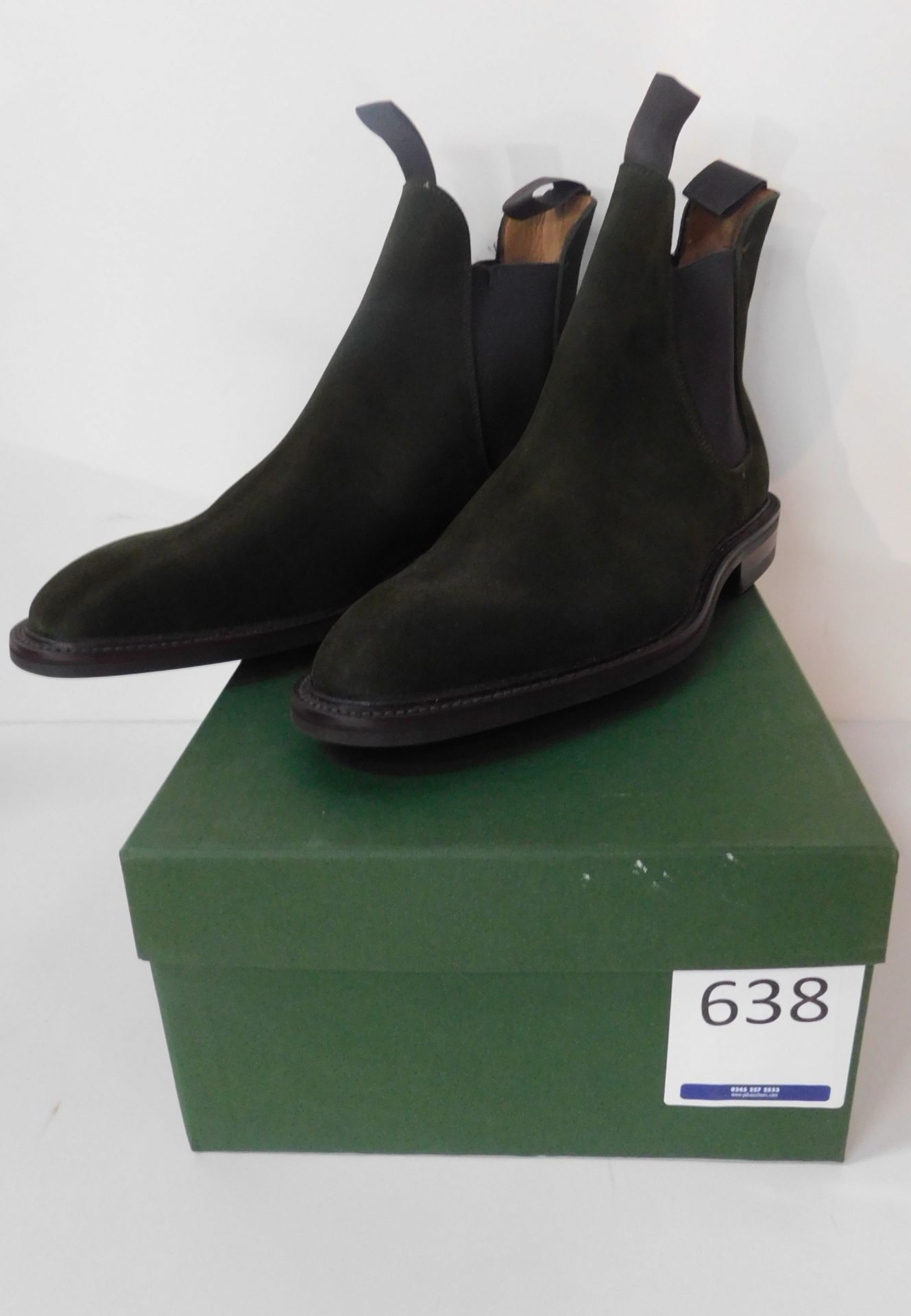 Sid Mashburn Green Gusset Boots Size 9.5 (Slight Seconds) (Location: Brentwood – See General Notes)