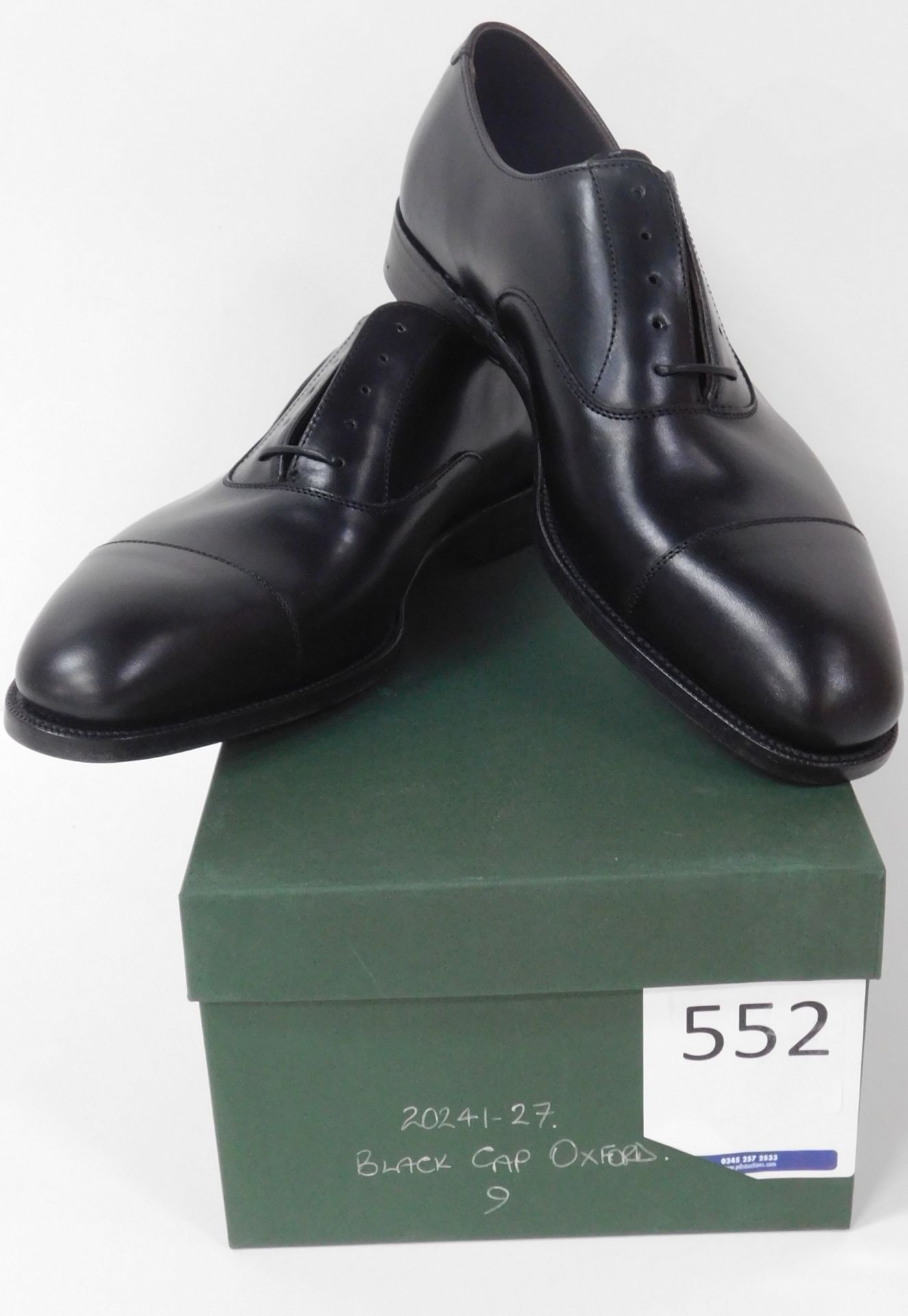 Sid Mashburn Black CAP Oxford Size 10.5 (Slight Seconds) (Location: Brentwood – See General Notes)