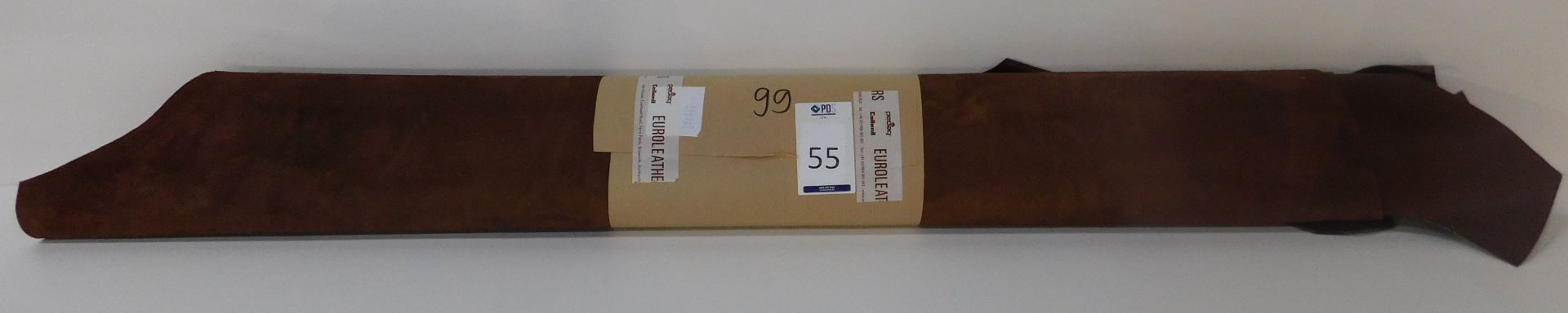 Euroleathers Brown Noble Leather (99 sq ft) (Located Brentwood – See General Notes)