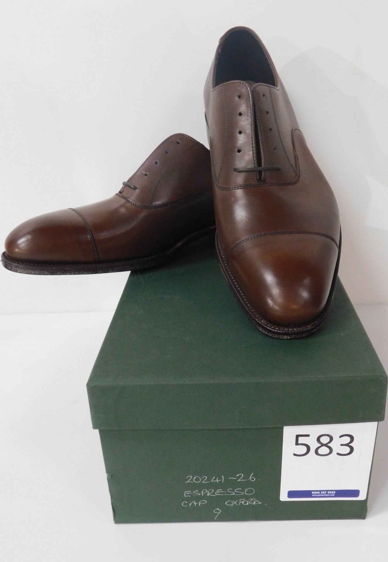 Sid Mashburn Espresso CAP Oxford Size 9 (Slight Seconds) (Location: Brentwood – See General Notes)