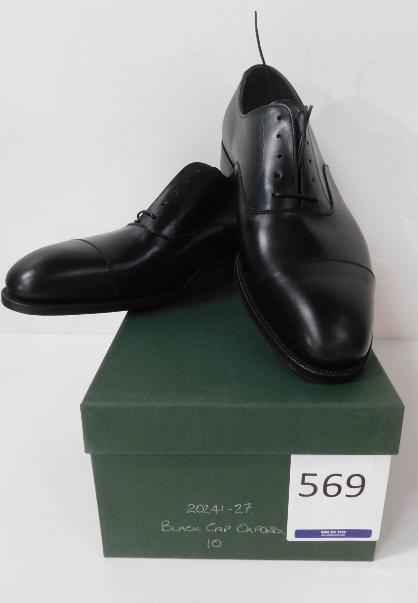 Sid Mashburn Black CAP Oxford Size 10 (Slight Seconds) (Location: Brentwood – See General Notes)