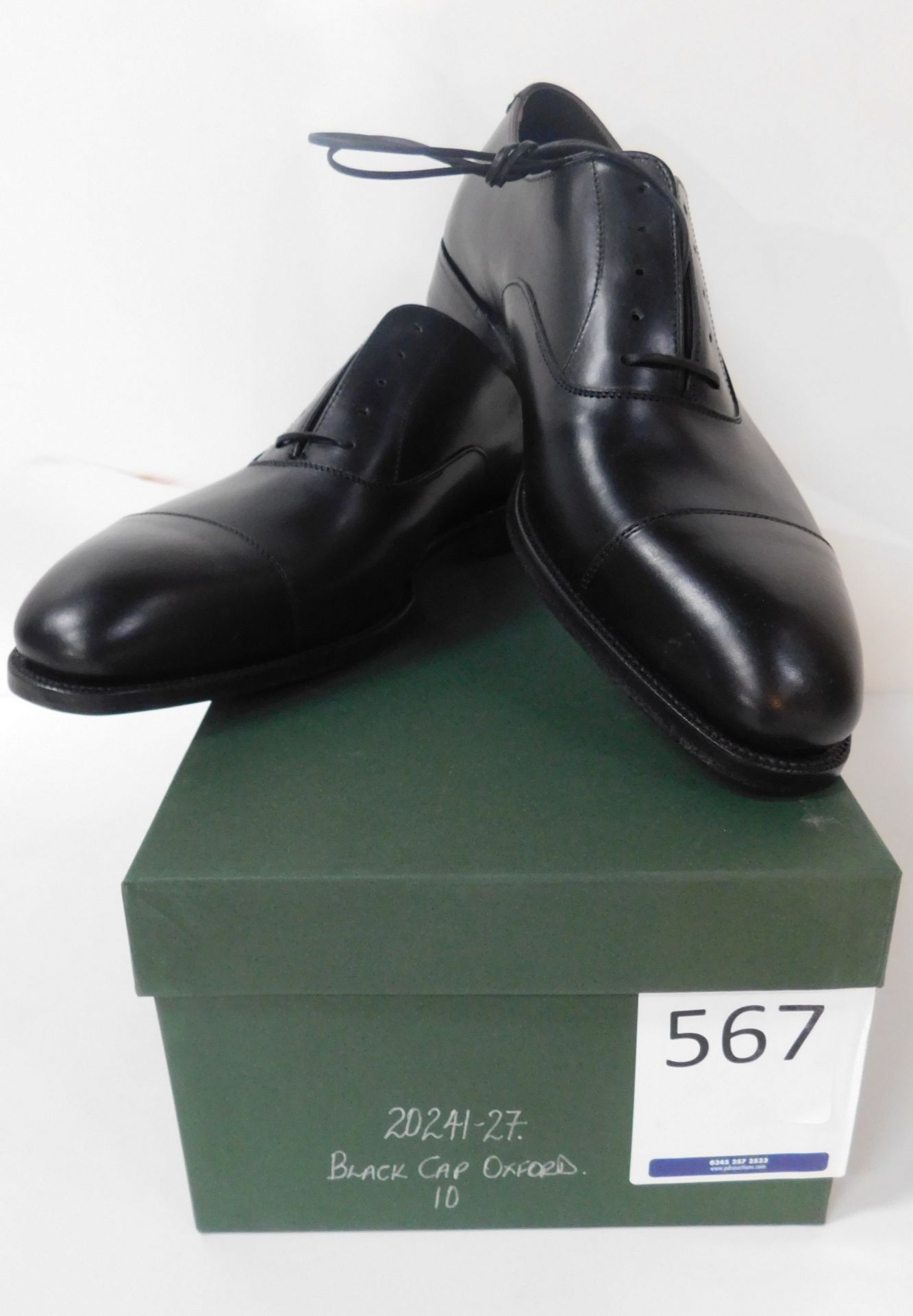 Sid Mashburn Black CAP Oxford Size 10 (Slight Seconds) (Location: Brentwood – See General Notes)