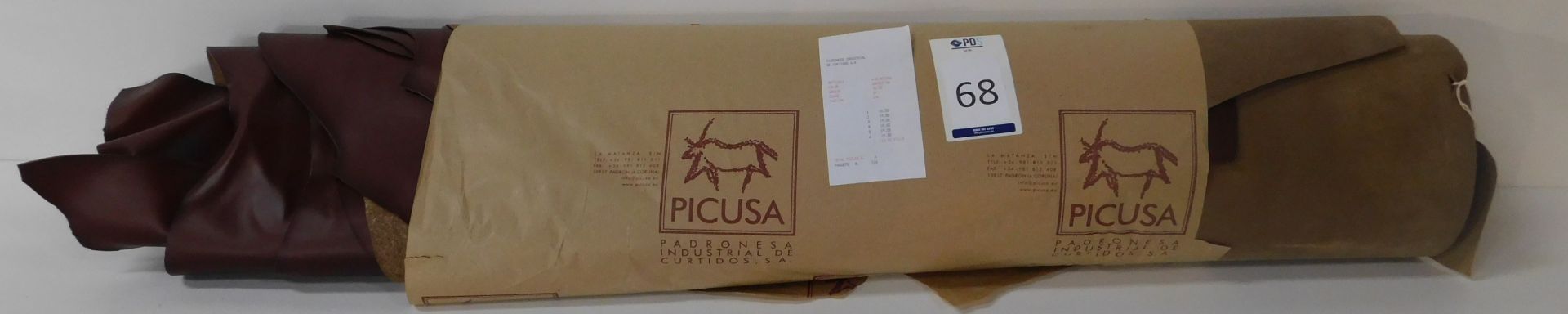 Novo Natura 1.6/1.8 Picusa Chestnut Leather (113.5 sq ft) (Located Brentwood – See General Notes)