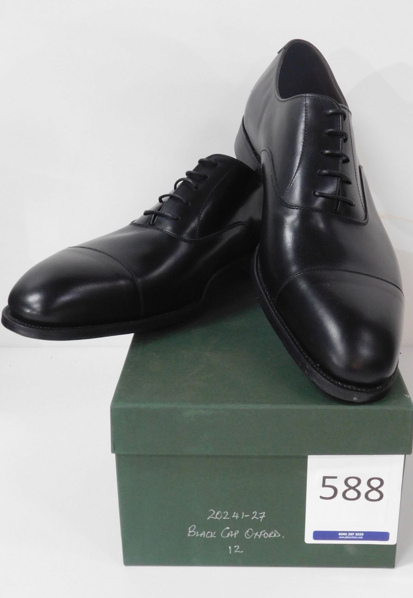 Sid Mashburn Black CAP Oxford Size 12 (Slight Seconds) (Location: Brentwood – See General Notes)