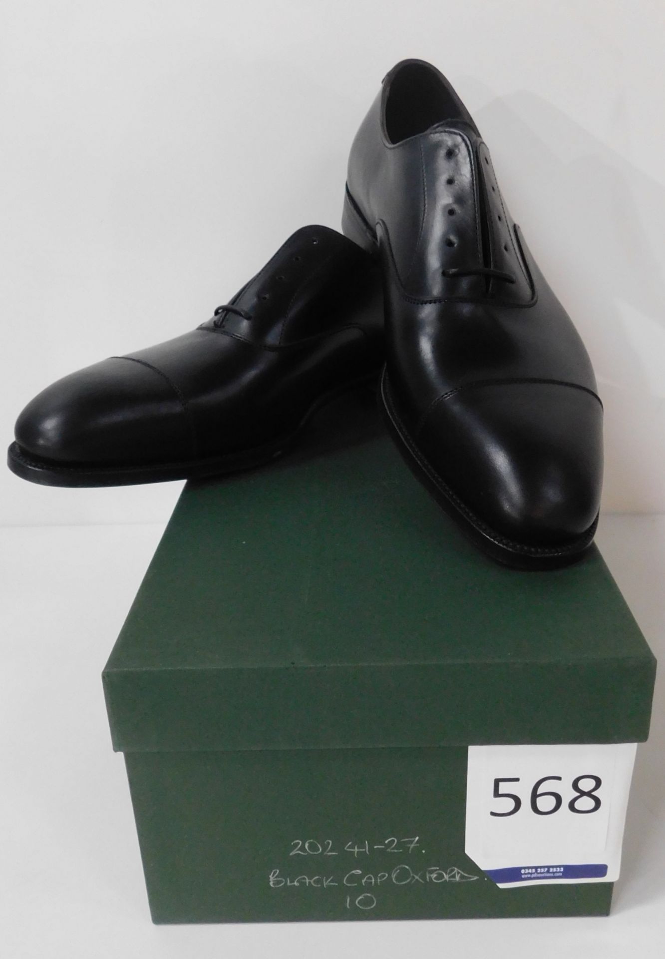 Sid Mashburn Black CAP Oxford Size 10 (Slight Seconds) (Location: Brentwood – See General Notes)