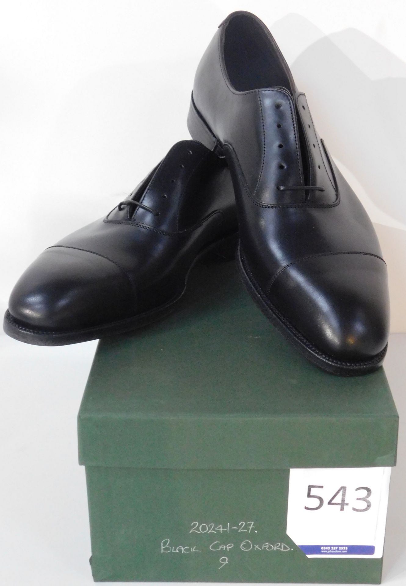 Sid Mashburn Black CAP Oxford Size 9 (Slight Seconds) (Location: Brentwood – See General Notes)