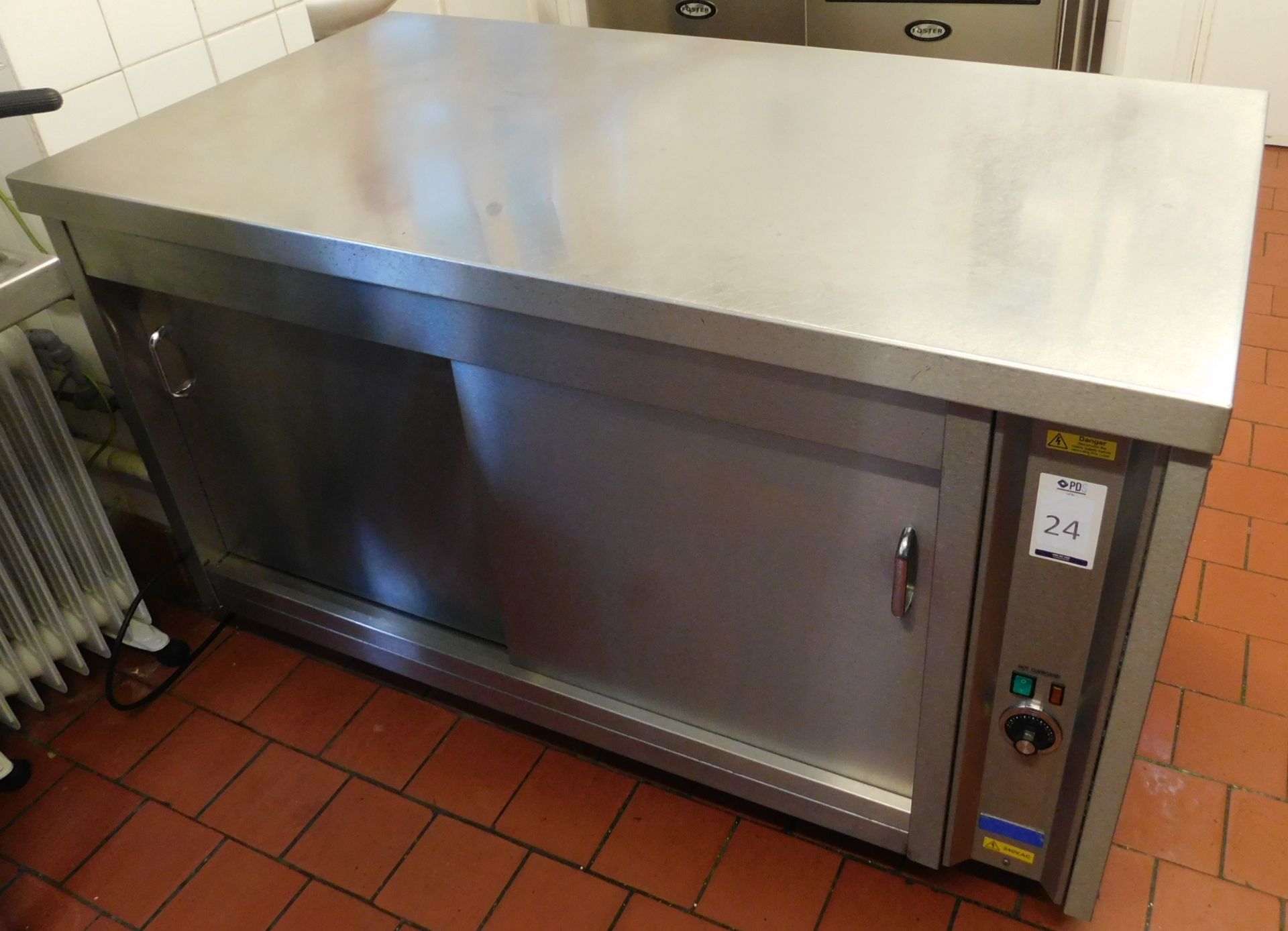 CED HC Stainless Steel Hot Cabinet, Serial Number 59832 (Location Bloomsbury - See General Notes for