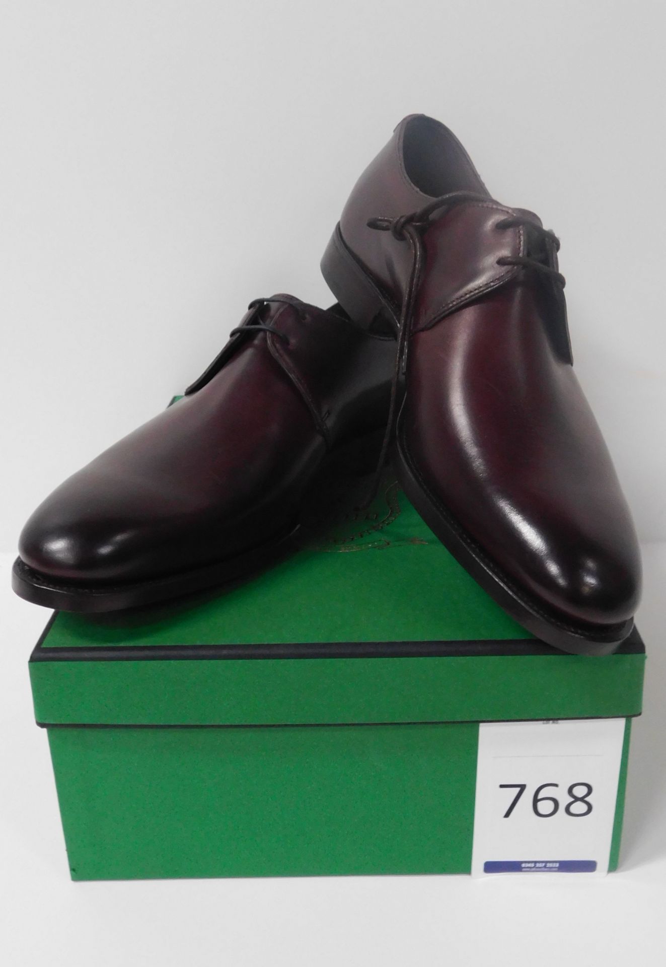 Alfred Sargent Burgundy Gibson, Size 9 (Slight Seconds) (Location: Brentwood - See General Notes for