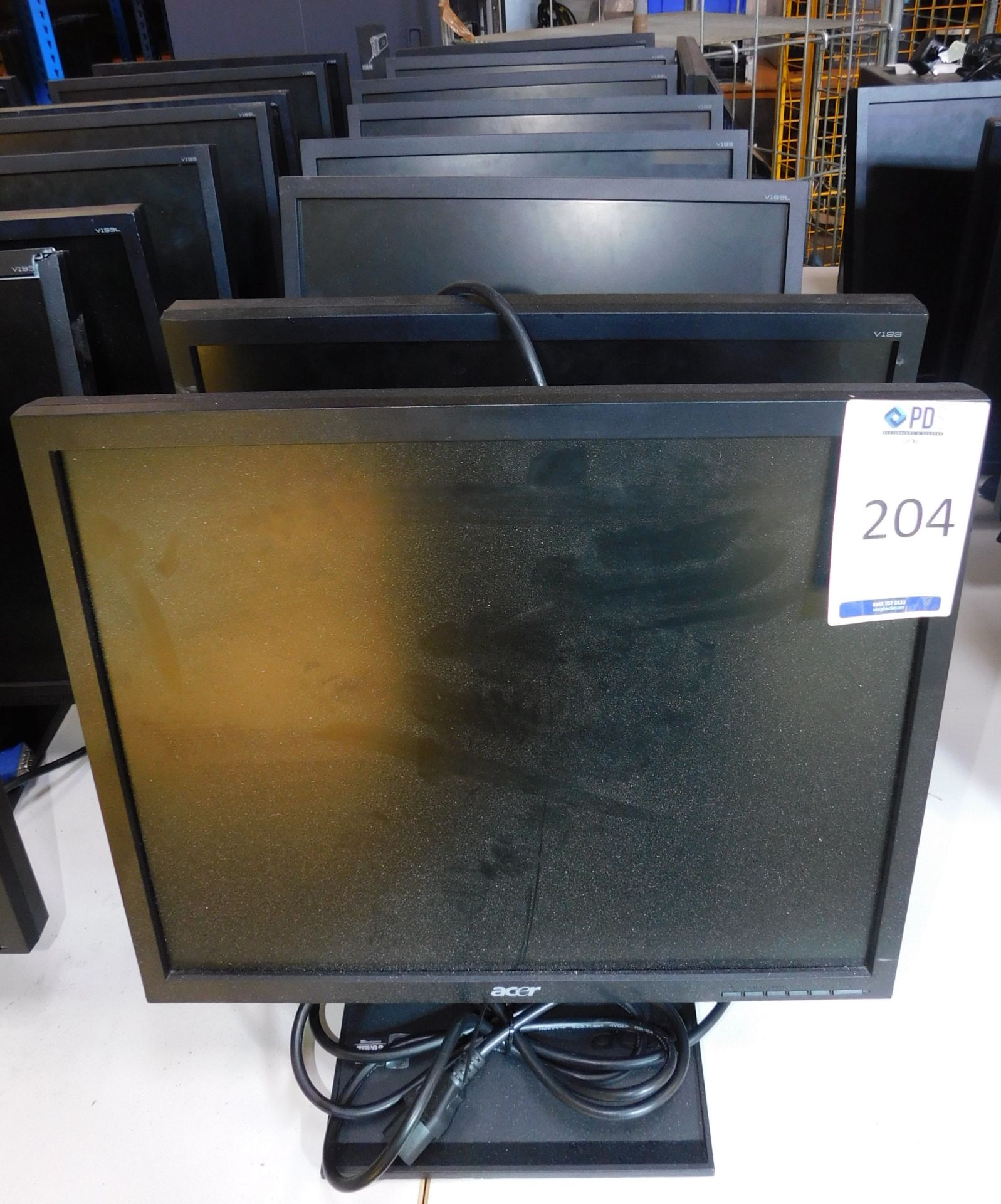 8 Acer V193L TFT Monitors (Location: Brentwood - See General Notes for Details)