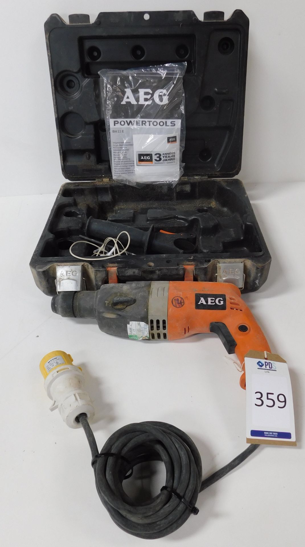 AEG BH 22 E Hammer Drill, 110v (Location: Brentwood - See General Notes for Details)