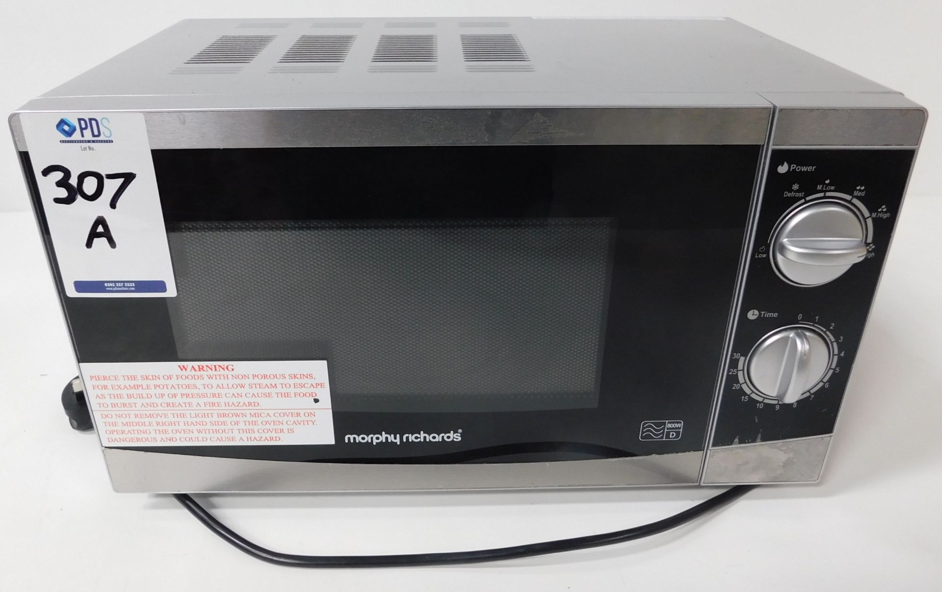 Morphy Richards P8OH20P-YU Microwave (Location: Brentwood - See General Notes for Details)