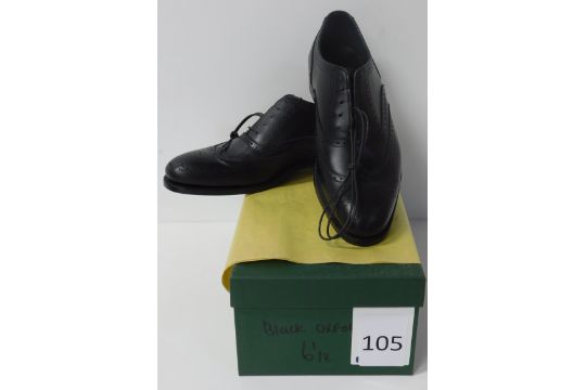 Pair of Alfred Sargent Black Oxford, Size 6.5 (Slight Seconds) (Location: Brentwood - See General