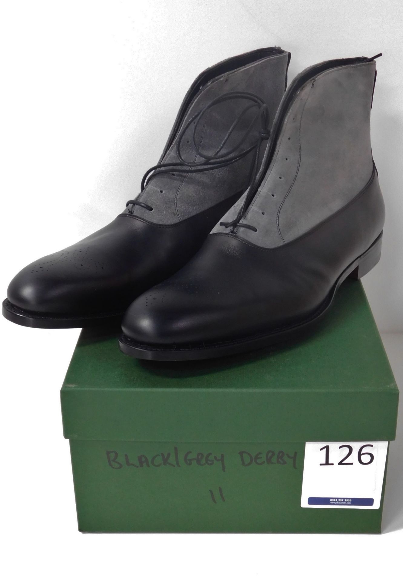 Pair of Alfred Sargent Brogue Gusset Boots, Size 11 (Slight Seconds) (Location: Brentwood - See