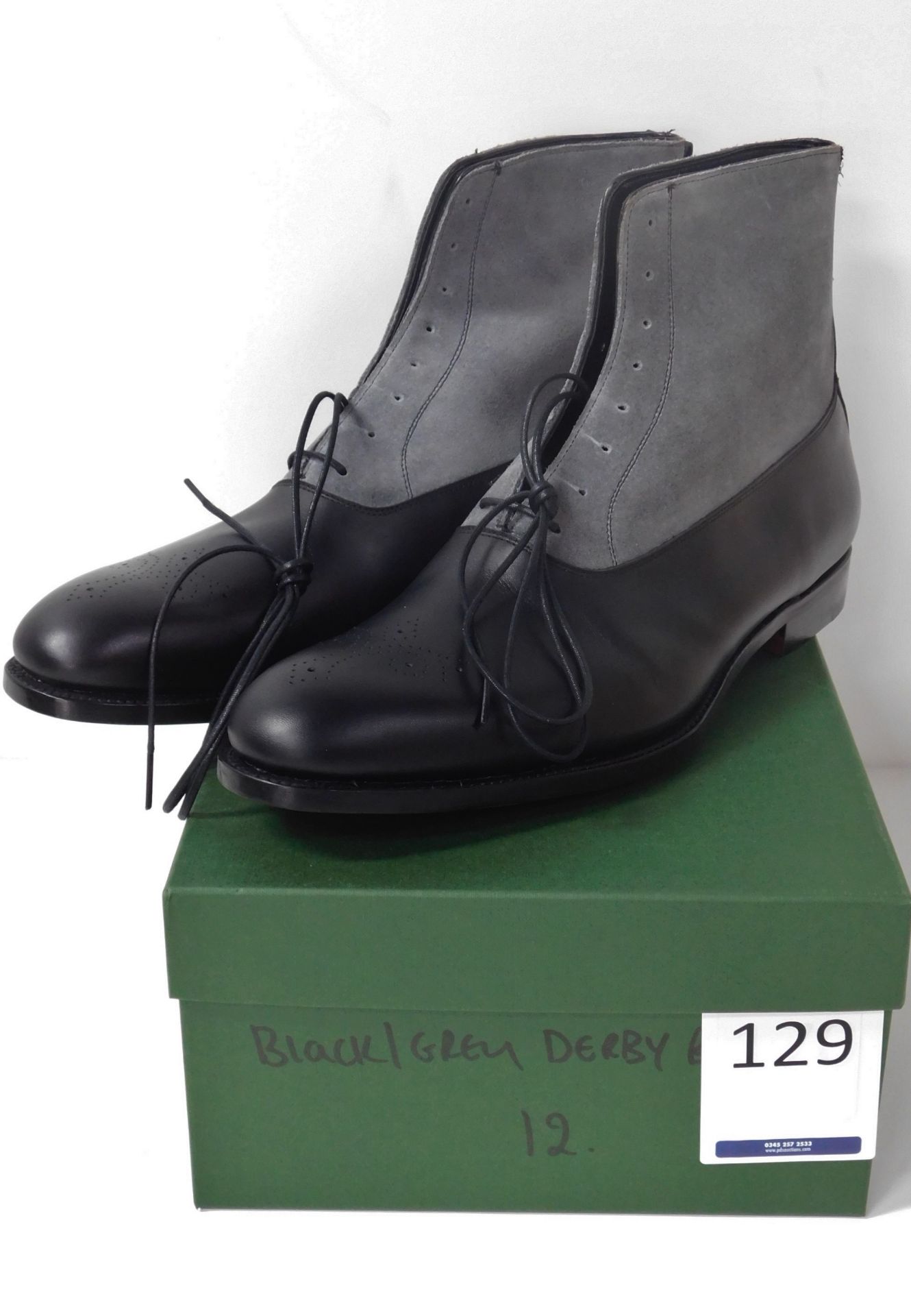 Pair of Alfred Sargent Brogue Gusset Boots, Size 12 (Slight Seconds) (Location: Brentwood - See