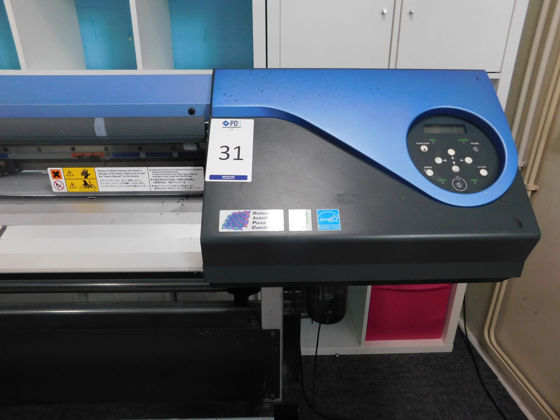 Roland VersaCamm VS640 Wide Format Printer/Cutter Serial Number ZZ50971 (Location: Hatfield - See - Image 2 of 3
