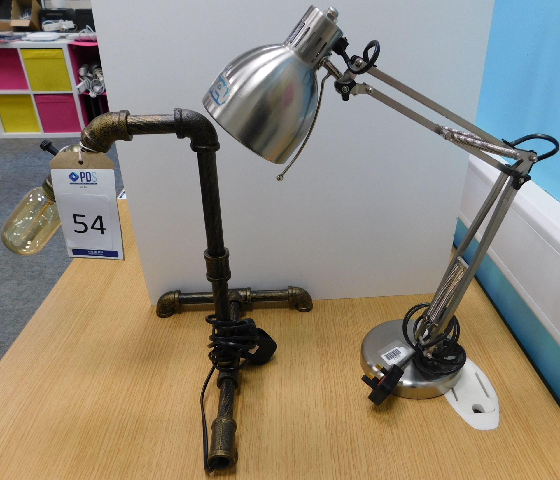 Two Desk Lamps (Location: Hatfield - See General Notes for More Details)