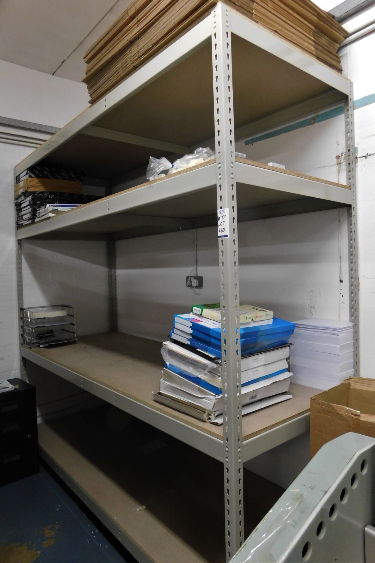 Three Various Boltless Steel Racks, 3,4 & 5-Tier (Excluding Contents & Collection After 12noon) ( - Image 2 of 3