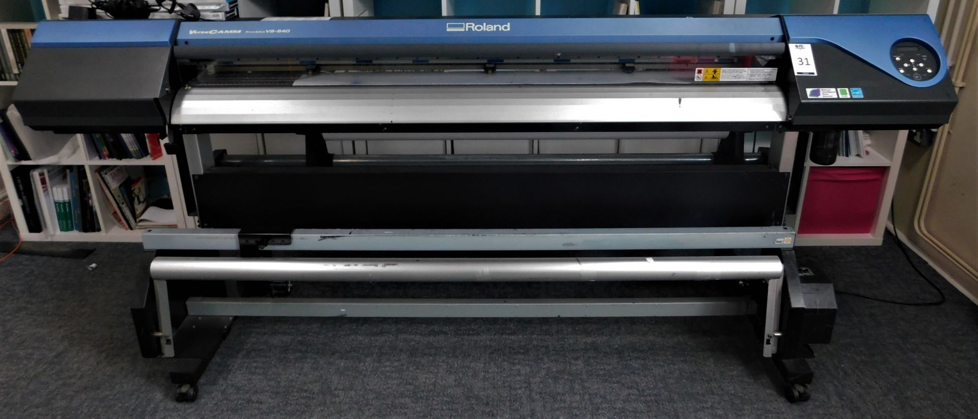 Roland VersaCamm VS640 Wide Format Printer/Cutter Serial Number ZZ50971 (Location: Hatfield - See