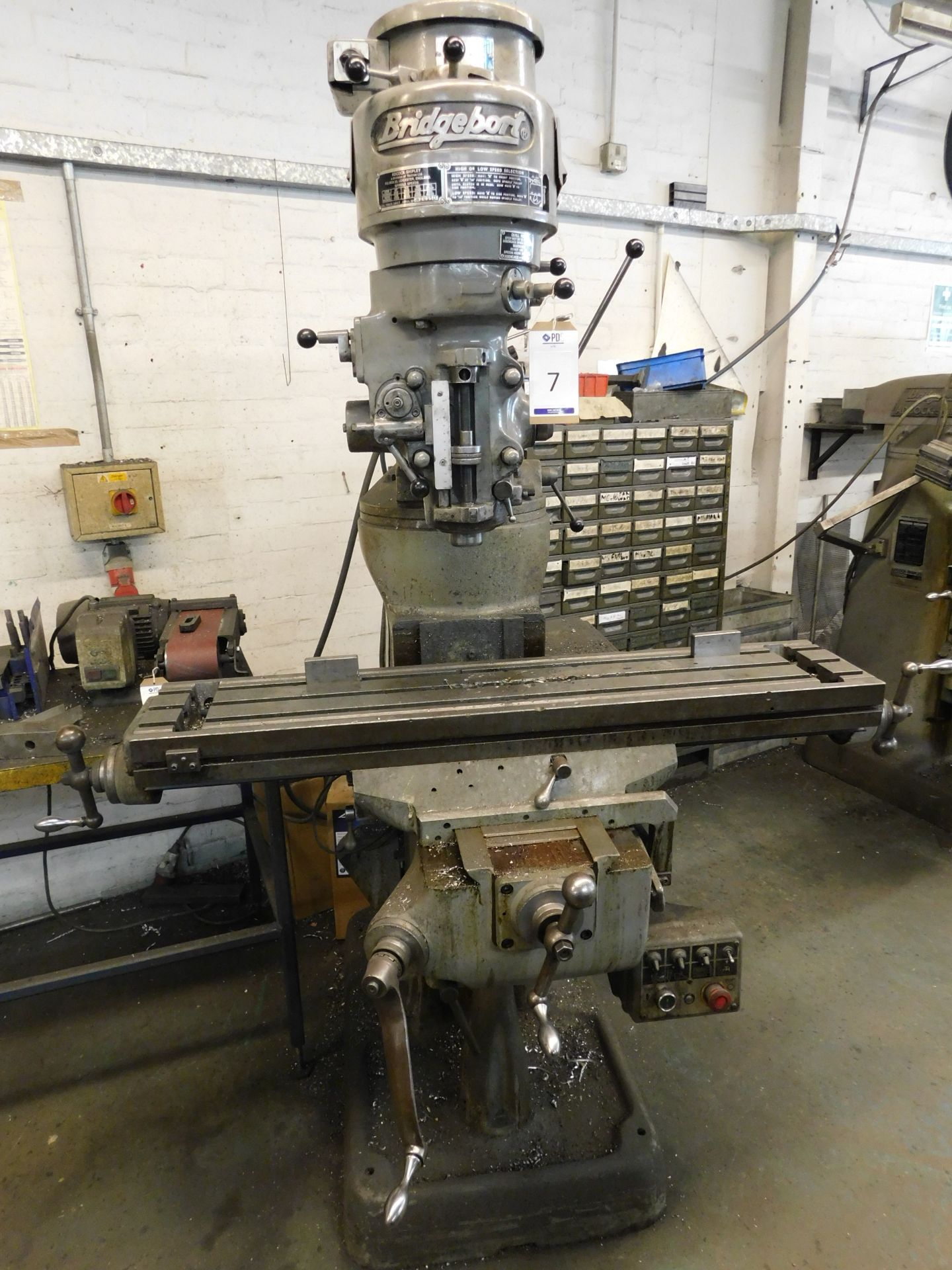 Bridgeport Turret Milling Machine Head Serial Number JB28510 (Location: Kettering - See General