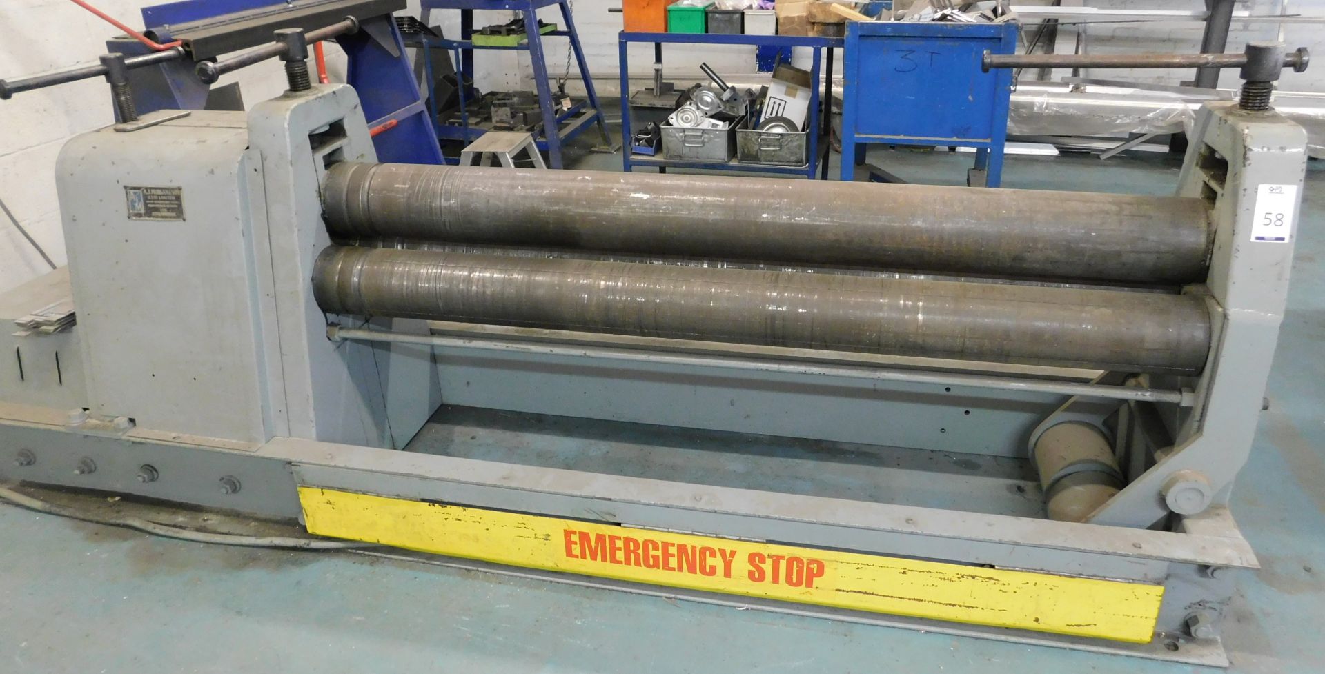 Morgan Pyramid Powered Bending Rolls, 185cm (Location: Kettering - See General Notes for Details)