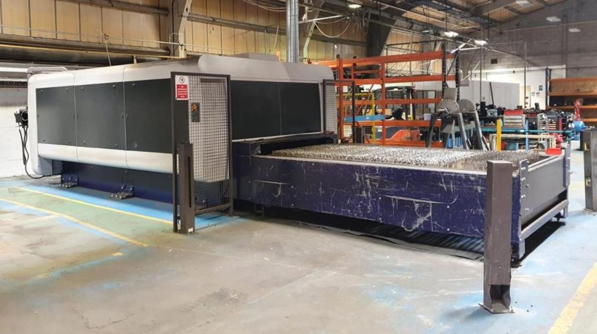 Bystronic BySprint 3015; Fiber 4000 4KW Laser Cutter (2015), 14,570 hours Serial Number 10069577, - Image 8 of 16