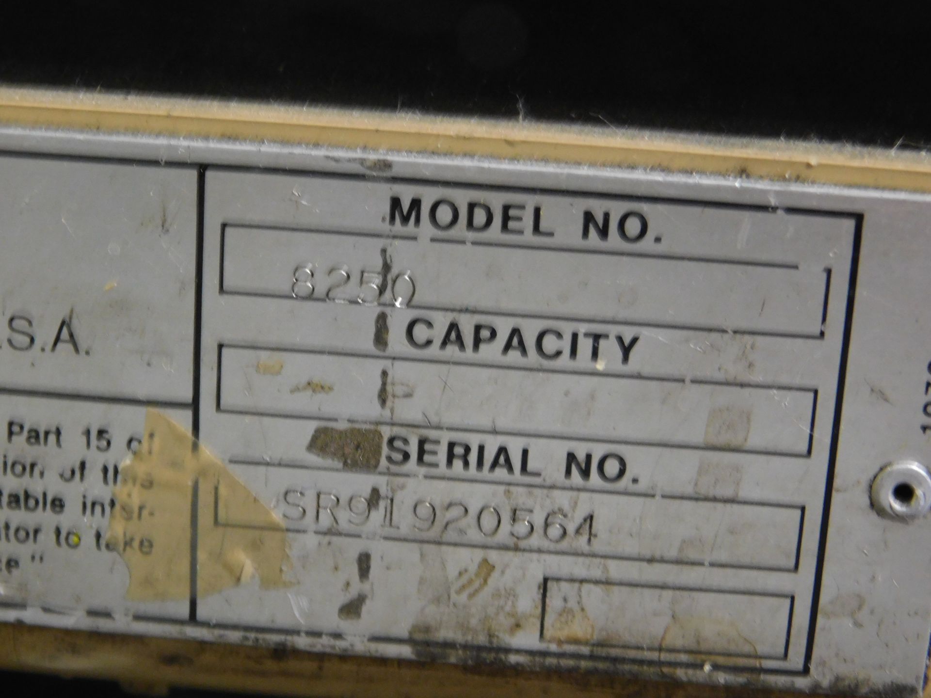 Weigh-Tronix NCI Model 8250 Digital Counting Scales (Location: Kettering - See General Notes for - Image 3 of 3