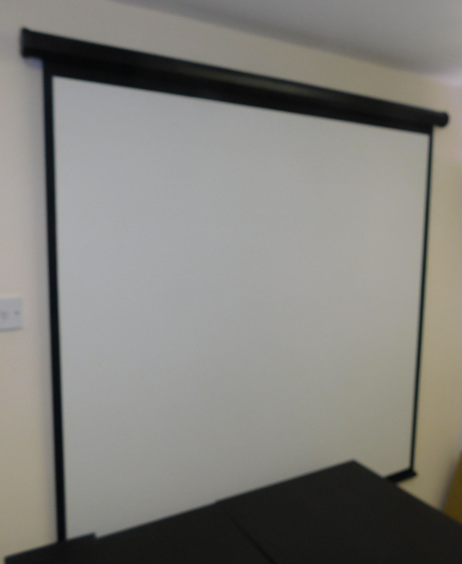 2 Desks, 2 Chairs, Projection Screen & TV Stand (Location: Milton Keynes - See General Notes for - Image 4 of 4