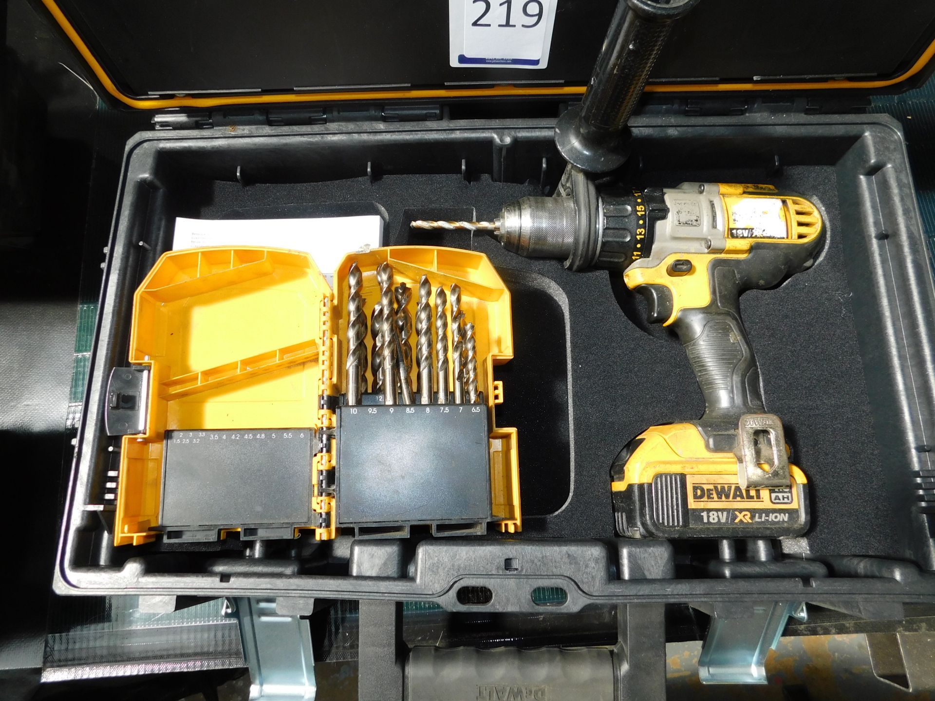 Dewalt DCD985 Drill, 18v with Battery, no Charger & Quantity of Drill Bits (Location: Kettering - - Image 2 of 6