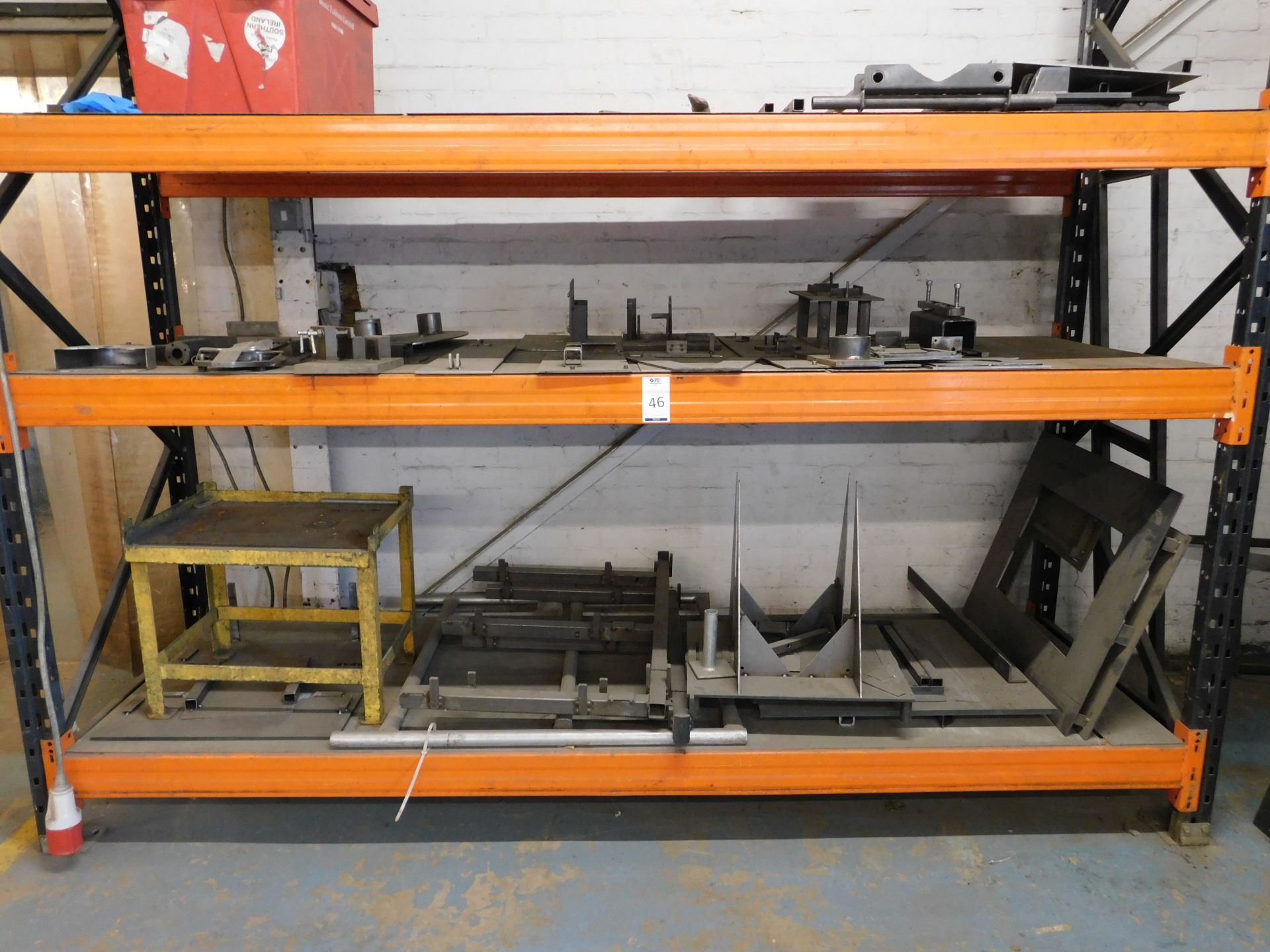 3 Tier Pallet Rack & Two Slotted Steel Racks (Location: Kettering - See General Notes for Details)