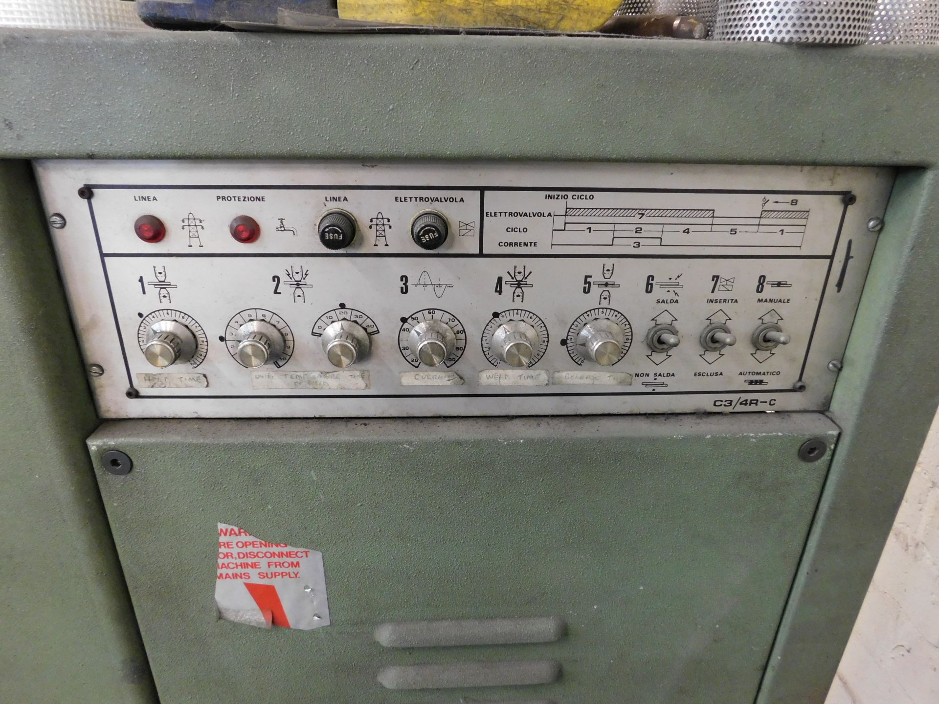 Costruzioni Model PPN52 Spot Welder, Serial Number 40684 (Location: Kettering - See General Notes - Image 3 of 3