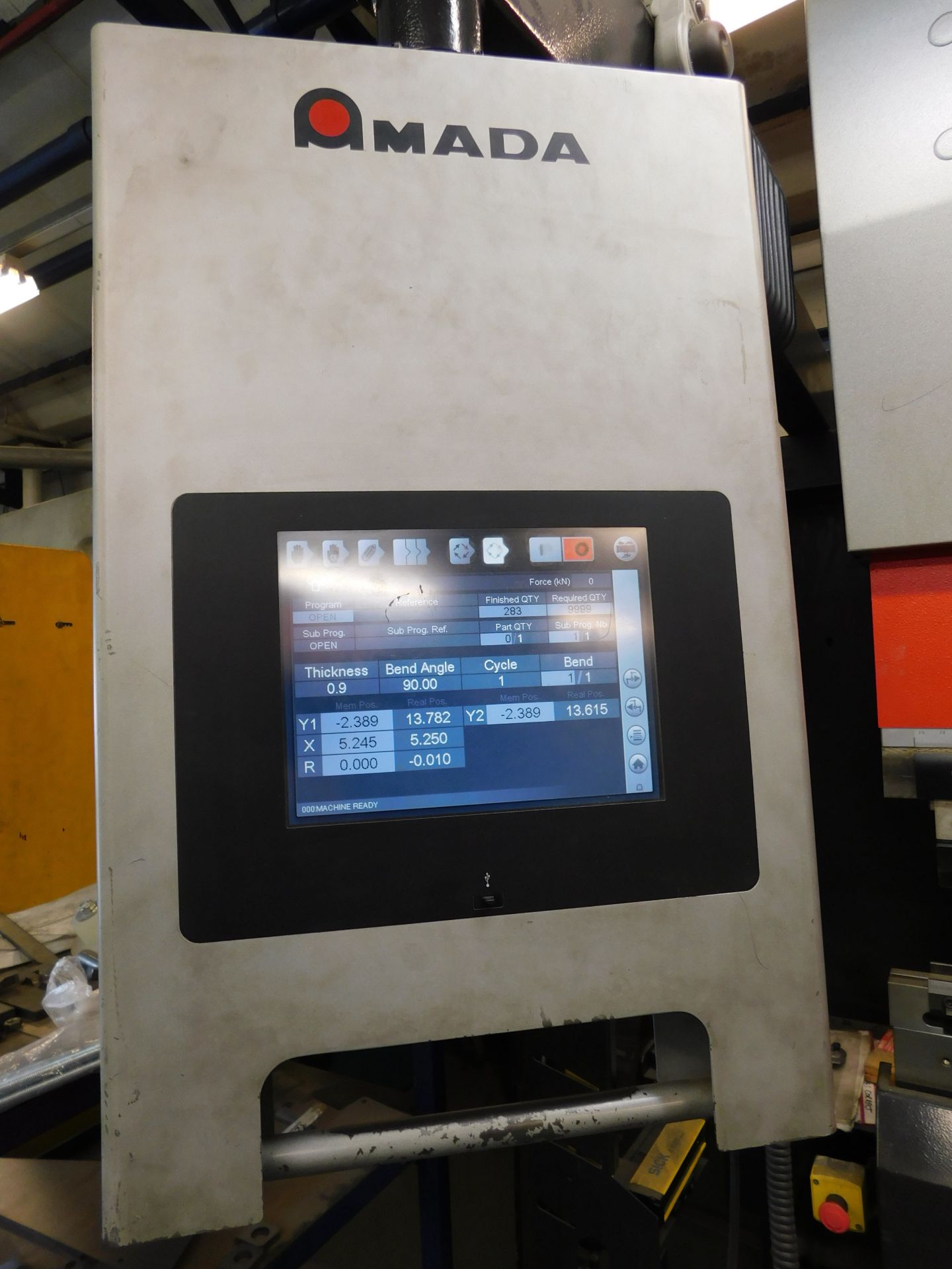 Amada Model HFEII50-20/4 Hydraulic Press Brake (2011), Serial Number D100134 with CS400 Guarding - Image 2 of 4