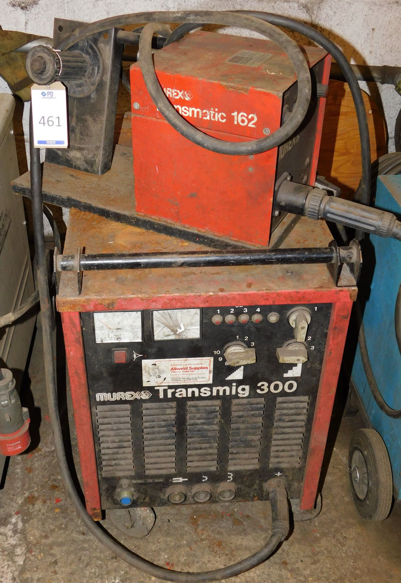 Murex Transmig 300 Welder with Transmatic 162 Feed (Location: Aylesbury – Please See General Notes)