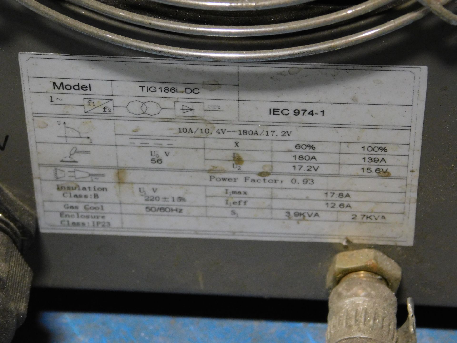 Technical Arc UK 186i DC Welder (Location: Kettering - See General Notes for More Details) - Image 3 of 3