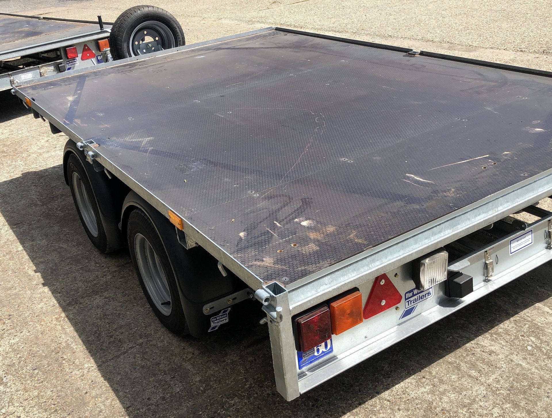 Ifor Williams Type DBS350 2CB LM106G Twin Axle Flat Trailer, Serial Number 0519143, GVW 3500Kg: - Image 4 of 9