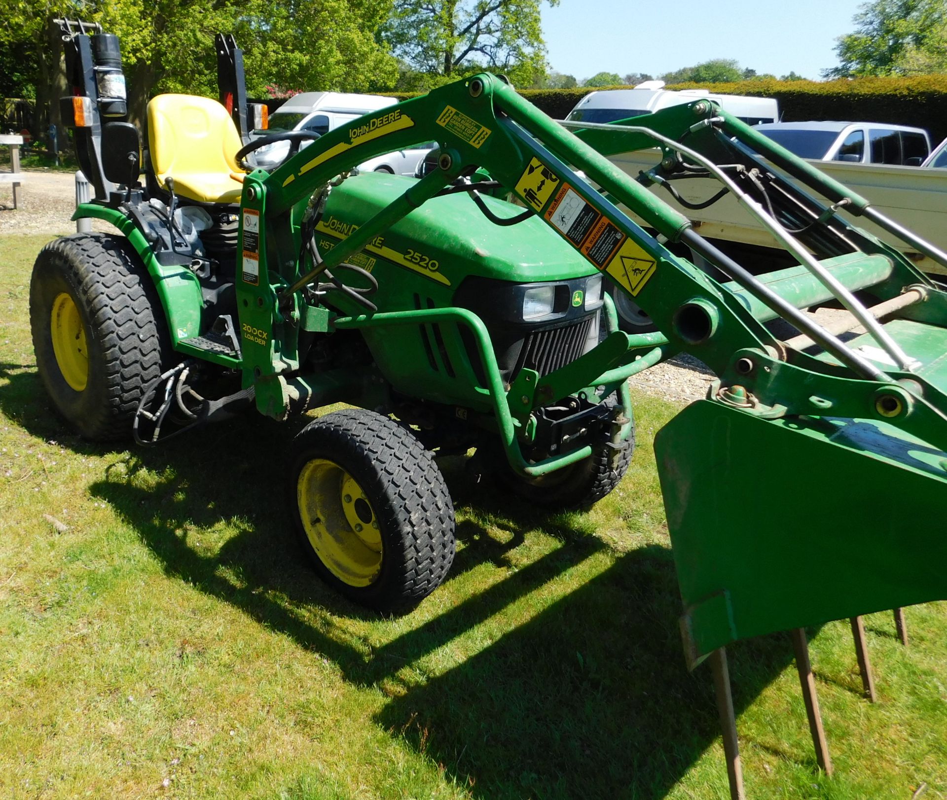 John Deere 2520 Compact Tractor, AU60 DDV, First Registered 6th January 2011, 770 Hours with Spare