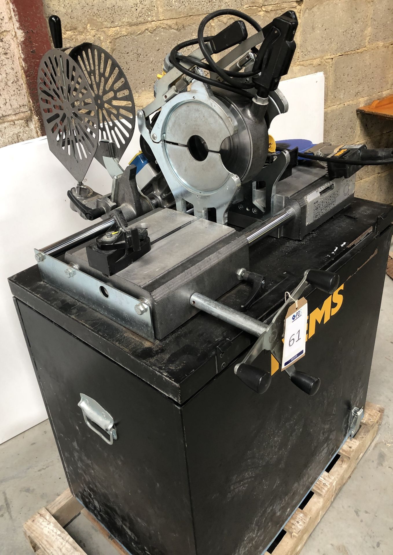 REMS 252046 Plastic Pipe Butt Fusion Welder (2019) Serial Number 191500149 on Cabinet/Stand ( - Image 3 of 4