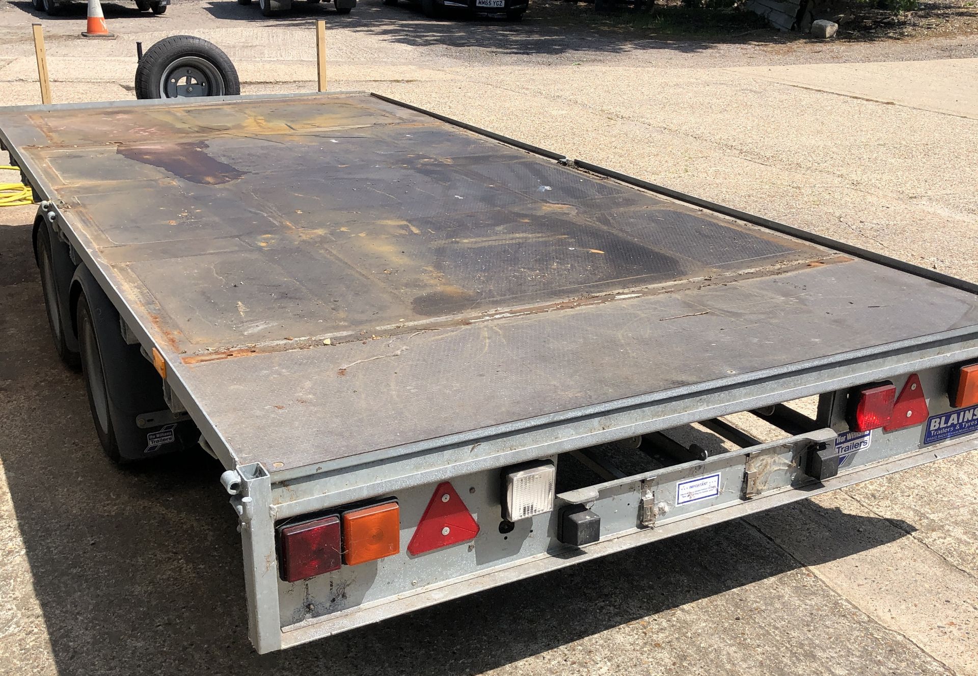 Ifor Williams Type 2CB LM146G Twin Axle Flat Trailer (2017), Serial Number 05142199, GVW 3500Kg; 14’ - Image 4 of 9