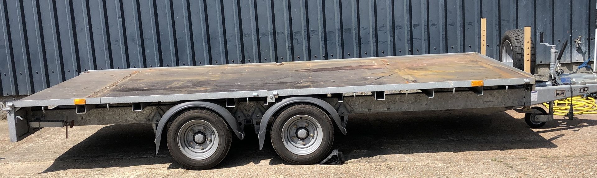 Ifor Williams Type 2CB LM146G Twin Axle Flat Trailer (2017), Serial Number 05142199, GVW 3500Kg; 14’ - Image 2 of 9