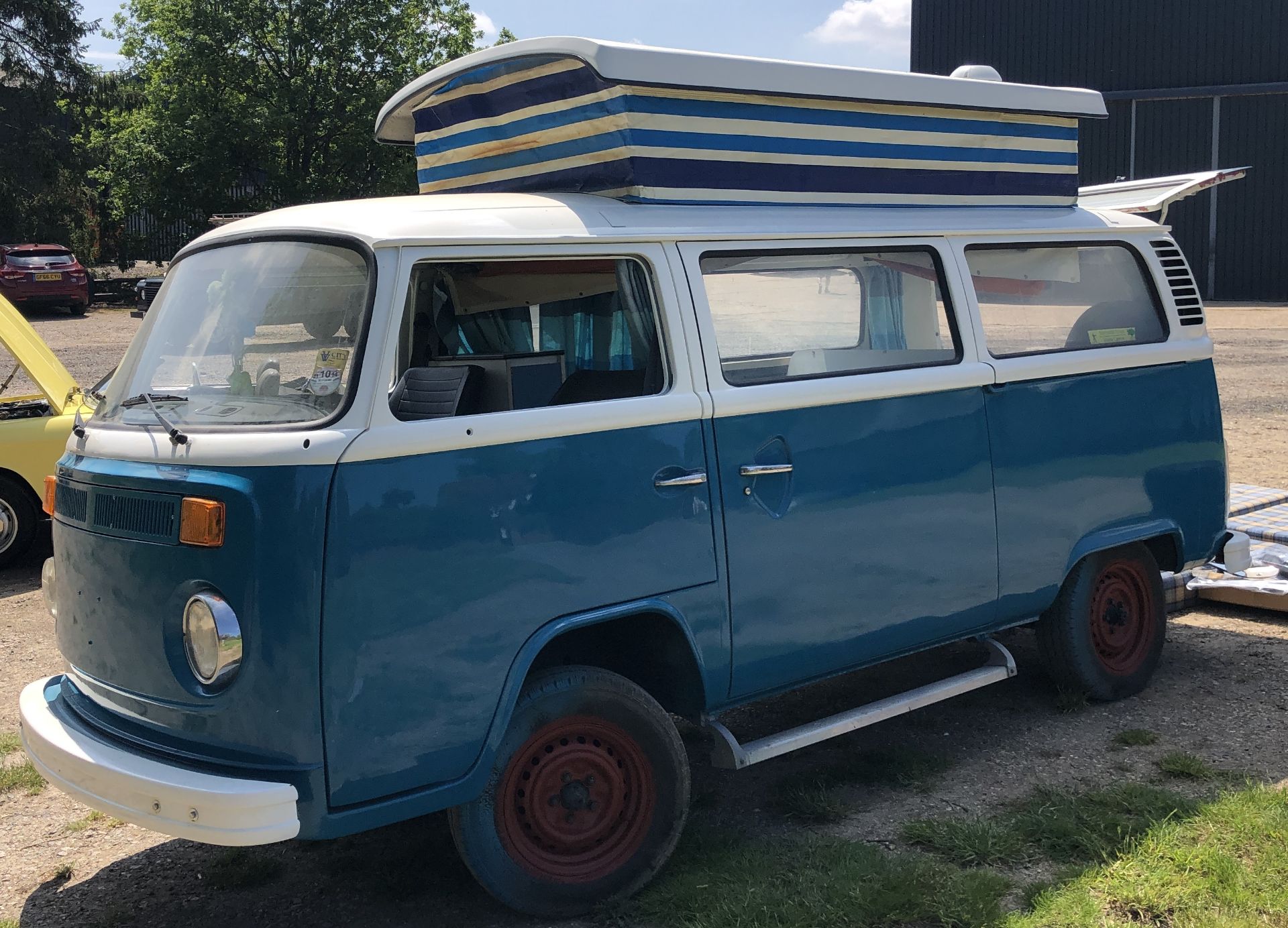 VW Microbus 8 Seater Caravanette Devon - 'Mr Blue' Petrol, Registration UMH 420S, First Registered - Image 14 of 47