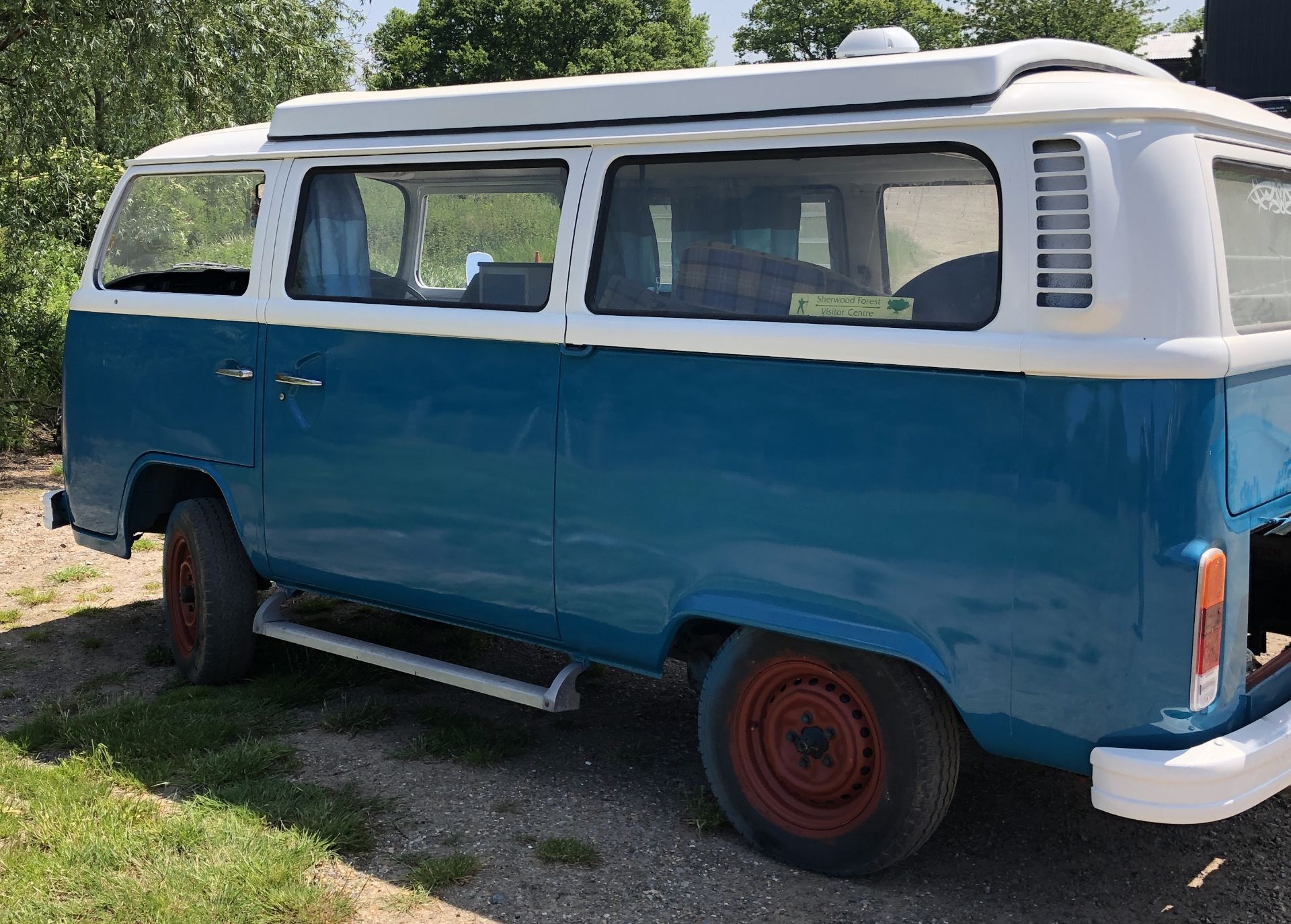 VW Microbus 8 Seater Caravanette Devon - 'Mr Blue' Petrol, Registration UMH 420S, First Registered - Image 6 of 47